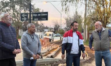 Continúa el Plan de Pavimentación en barrio Loyola