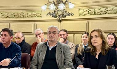 Alcides Calvo participó este martes de la reunión de la comisión de Poder Legislativo y Ejecutivo