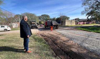 La Municipalidad de Sauce Viejo avanza con el plan de mejoramiento vial