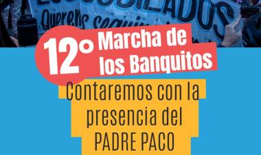 Nueva Marcha de los Banquitos de la Multisectorial de Jubiladxs y Pensionadxs de Santa Fe.