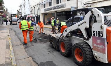 Finalizaron los trabajos de recuperación de carpeta asfáltica en el micro y macrocentro