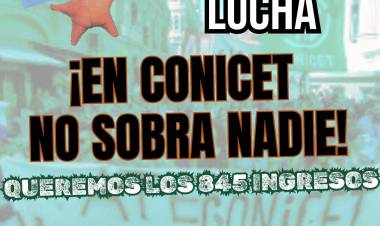 Jornada nacional de lucha de los trabajadores del Conicet 