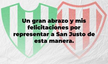 Día histórico para el fútbol de San Justo