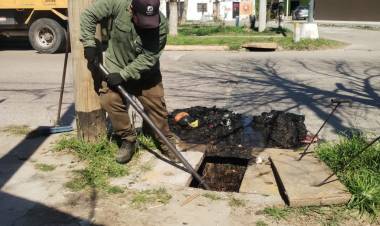 El municipio realiza tareas preventivas ante el pronóstico de lluvia para el fin de semana