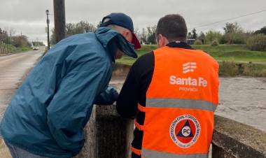 Provincia continúa el monitoreo tras las intensas precipitaciones