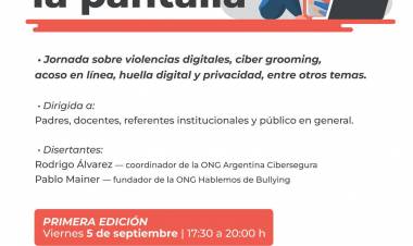 La Municipalidad de Santo Tomé inicia el ciclo de charlas “Detrás de la Pantalla”