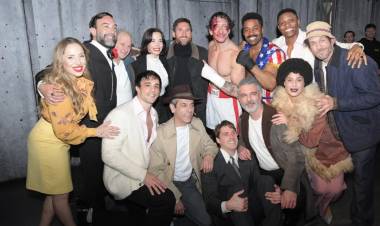 Lionel Messi fue a ver Rocky, la obra de su gran amigo Nicolás Vázquez