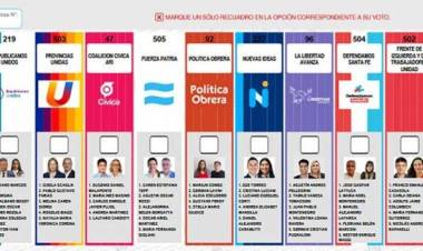 Elecciones nacionales en Santa Fe: todo lo que tenés que saber sobre la boleta única papel para octubre