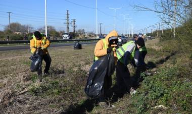 Megaoperativo de limpieza: este viernes se realiza la tercera etapa en la Circunvalación Oeste
