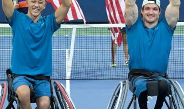 El argentino Gustavo Fernández es campeón del dobles sobre silla de ruedas del US Open