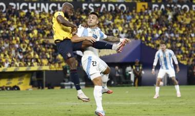 Argentina perdió en Ecuador en el final de la eliminatoria 