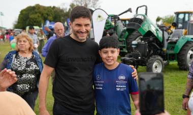 Pullaro y Scaglia mostraron fuerte respaldo a la producción este domingo en el sur provincial