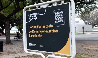 Santa Fe en QR: la figura de Domingo Faustino Sarmiento protagoniza la edición 2025
