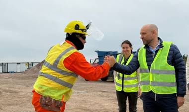 Empezó la obra de remodelación de la pista del Aeropuerto Internacional de Rosario