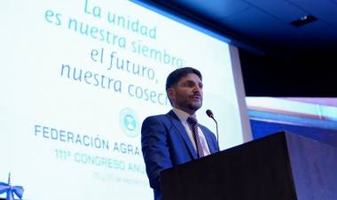 Pullaro en el congreso anual de la Federación Agraria Argentina: “Aquí tienen un Gobierno aliado del campo”