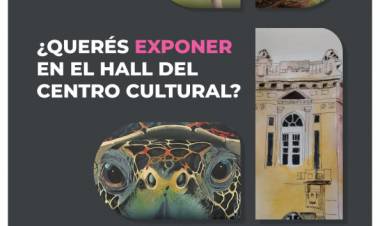 Convocatoria para exponer en el Hall del Centro Cultural de Santo Tomé