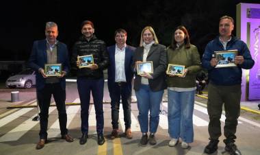 Pullaro y Scaglia inauguraron obras viales que mejorarán la circulación una amplia zona del sur provincial