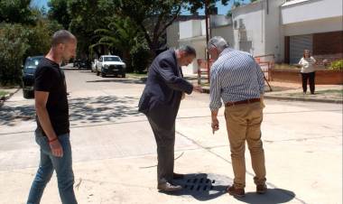Tras una histórica intervención, la Municipalidad restableció el tránsito en la intersección de Roque Sáenz Peña y Crespo