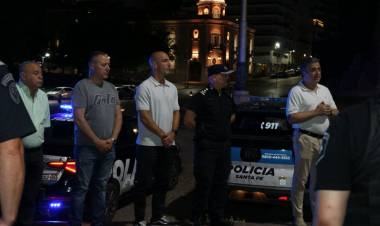 Año Nuevo: con un fuerte despliegue policial, los festejos se realizaron sin inconvenientes