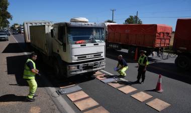Provincia inició los controles intensivos de carga en camiones, con sanciones más duras