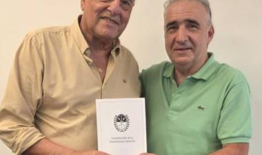 Ariel Sclafani fue recibido por UTEDYC Nacional