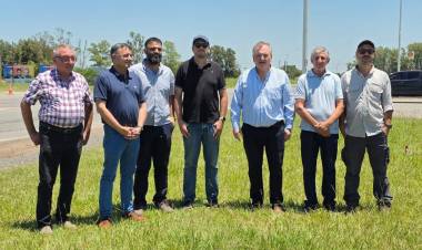 El Senador Michlig anunció que mañana comienza la construcción de la ROTONDA en el cruce de la RN 34 y RP 39 -Arrufó-