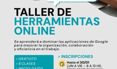 La Municipalidad abre las inscripciones al Taller de Verano de Herramientas Online del IFEE