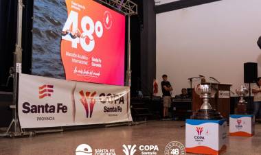 Lanzamiento oficial en Coronda de la 48.ª edición de la Maratón Acuática Santa Fe-Coronda