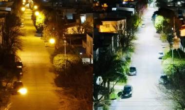 La Municipalidad informa un 91?avance en el Plan 1.000 Luces LED