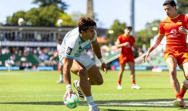Los Pumas sumaron dos victorias y finalizaron quintos en el Seven de Perth