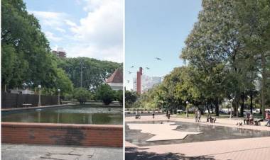 Debate por las reformas en la Plaza Colón: entre la puesta en valor y las críticas por la remoción de la histórica fuente