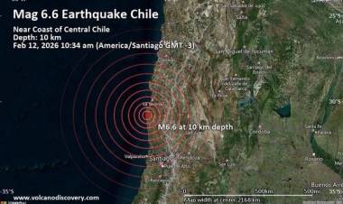 Un sismo de 6.1 sacudió a Chile y se sintió en Argentina