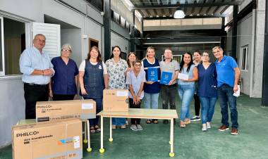 Calvo visitó entidades deportivas de Maria Juana