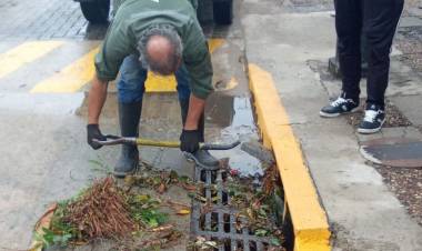 Lluvias intensas: el sistema de drenaje respondió y continúan los operativos