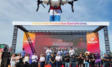 Expoagro: Santa Fe presentó la digitalización del registro para uso de Drones de fitosanitarios