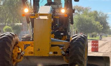 El Municipio continúa con el Plan Intensivo de Mejorado Pétreo en barrio Las Vegas