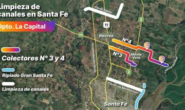 La Capital: Provincia refuerza obras hídricas para optimizar la salida del agua tras lluvias intensas