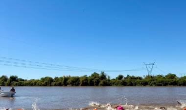 Se realizó la Maratón Acuática Río Salado con una destacada participación en Santo Tomé