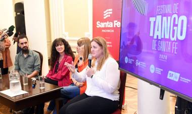 Se presentó el Festival de Tango de Santa Fe, una apuesta a la formación y preservación cultural