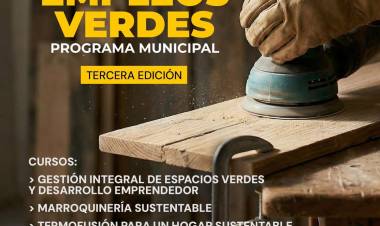 La Municipalidad lanza una nueva edición del Programa de Formación en Empleos Verdes