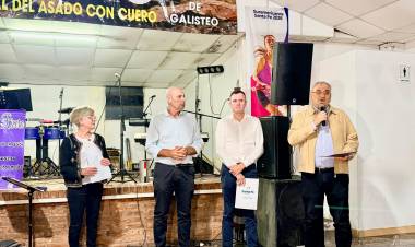 Alcides Calvo participó de la 25ma. edición de la fiesta provincial del asado con cuero