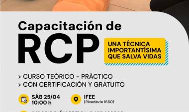 La Municipalidad realizará una nueva capacitación gratuita en RCP