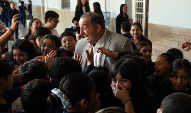 Eco Escuelas: Poletti recorrió instituciones y destacó el compromiso ambiental de los estudiantes