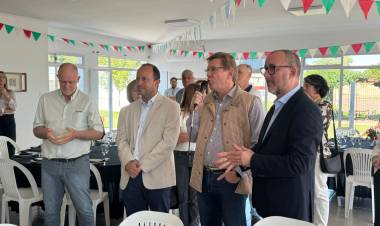 Para Borla el hermanamiento entre San Justo y Arluno trasciende lo protocolar