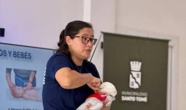 Se realizó una nueva capacitación gratuita en RCP organizada por la Municipalidad