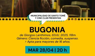 La Municipalidad invita a una nueva función del Ciclo de Cine con la proyección de “BUGONIA”
