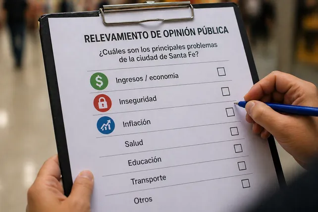 Relevamiento de opinión pública: cuáles son las tres principales preocupaciones de los santafesinos