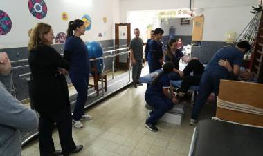 Hospital Vera Candioti: la obra de la nueva sala de Rayos X alcanzó un 80 ?avance