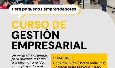 La Municipalidad abre inscripciones para una nueva edición del Curso de Gestión Empresarial
