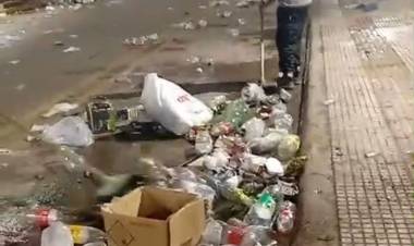 La Municipalidad recolectó casi 3 mil kg de residuos tras los festejos por el aniversario de Colón